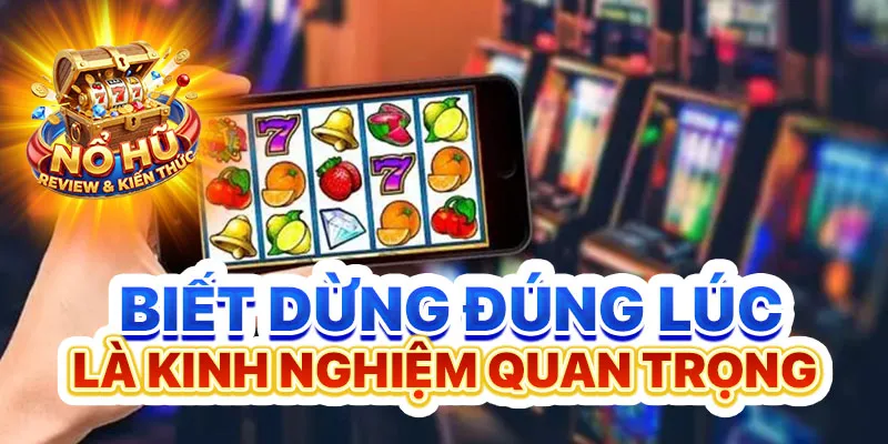 Biết dừng đúng lúc là kinh nghiệm quan trọng
