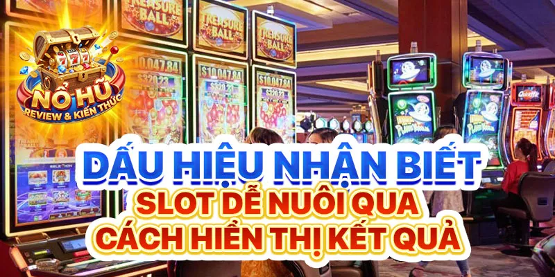 Dấu hiệu nhận biết Slot dễ nuôi qua cách hiển thị kết quả