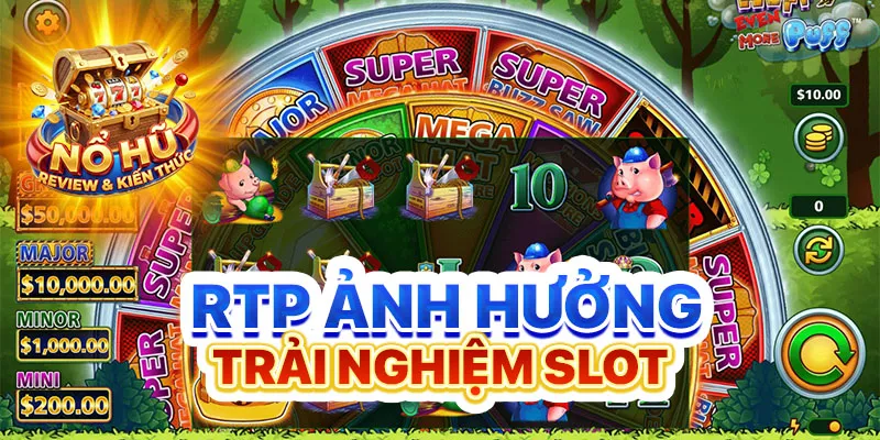 RTP ảnh hưởng trải nghiệm slot